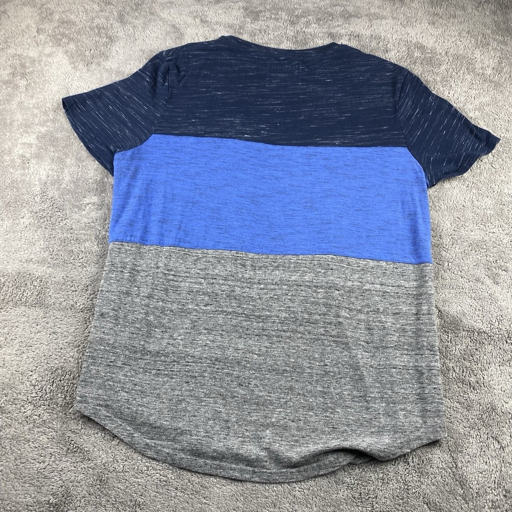 Urban Pipeline T-Shirt Short Sleeve Mens Medium Gray Blue Colorblock - Picture 10 of 15